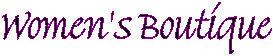 Women's Boutique